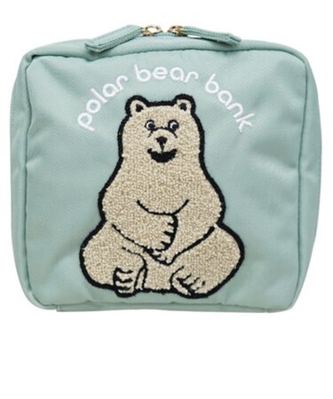 【当商品送料無料】ポーラーベアバンク ポーチ スタンドポーチ 通販 小物入れ 化粧ポーチ コスメポーチ メイクポーチ マルチポーチ 収納 刺繍