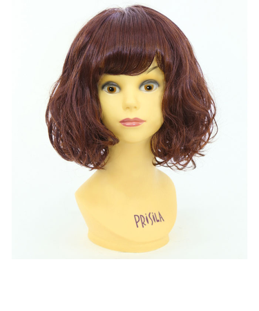 【当商品送料無料】PRISILA プリシラ フルウィッグ フルウイッグ パーマ 通販 伸縮キャップ オールウィッグ かつら ウィッグ ウイッグ