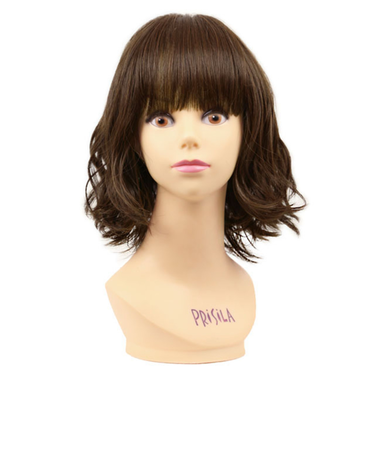 【当商品送料無料】PRISILA プリシラ ショート フルウィッグ フルウイッグ 通販 パーマ カール ボブ オールウィッグ かつら ウィッグ