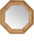 【当商品送料無料】八角形 鏡 木製 通販 卓上 ミラー 壁掛け 卓上ミラー ウォールミラー スタンドミラー 八角鏡 八角ミラー スタンド 木 S