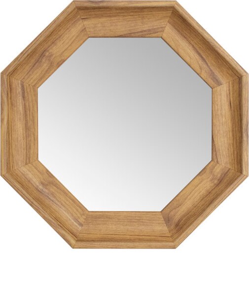 【当商品送料無料】八角形 鏡 木製 通販 卓上 ミラー 壁掛け 卓上ミラー ウォールミラー スタンドミラー 八角鏡 八角ミラー スタンド 木 S