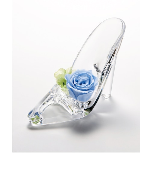 【当商品送料無料】プリザーブドフラワー ミニサイズ 通販 プリメヌエットミニ 結婚祝い ガラスの靴 アーティフィシャルフラワー 造花 花 ギフト