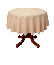 【当商品送料無料】テーブルクロス 円形 カバー ダマスク柄 通販 ラウンドクロス テーブルカバー 敷物 クロス ラウンド はっ水 はっ水加工