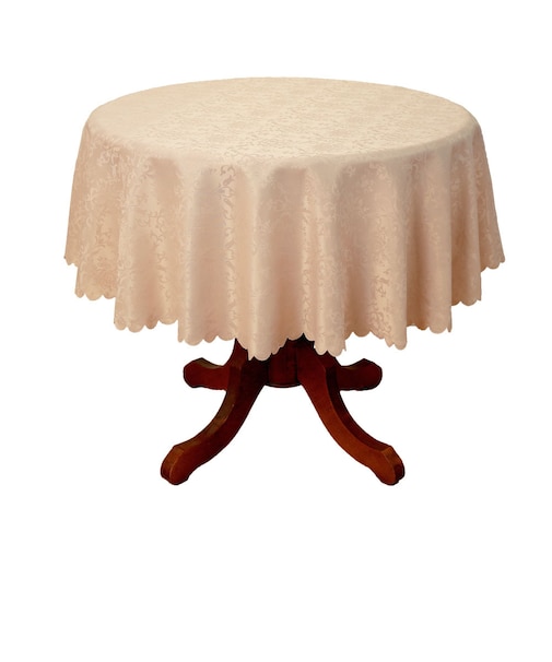 【当商品送料無料】テーブルクロス 円形 カバー ダマスク柄 通販 ラウンドクロス テーブルカバー 敷物 クロス ラウンド はっ水 はっ水加工