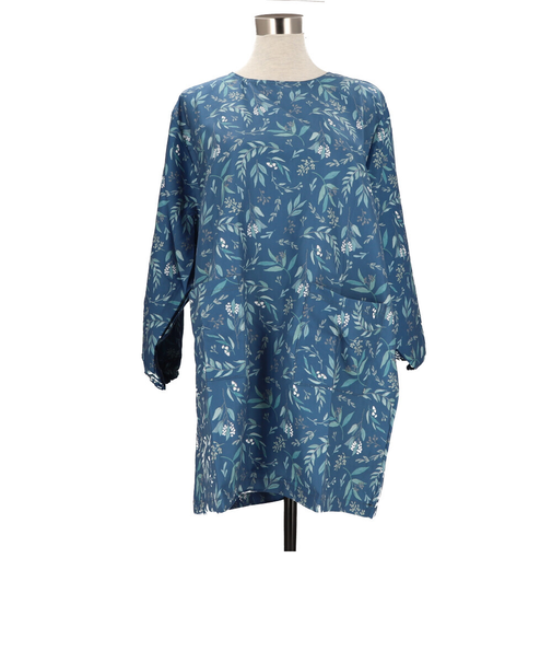 【当商品送料無料】FRIENDSHILL フレンズヒル 割烹着 レディース 通販 かっぼうぎ スモック エプロン かぶるだけ 被るだけ 膝丈 ひざ丈