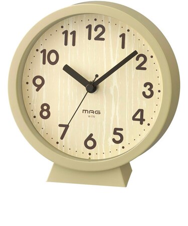 【当商品送料無料】MAG マグ 防水 置掛時計 時計 置掛両用 通販 置掛両用時計 木目調 コンパクト 北欧風 ナチュラル かわいい デザイン