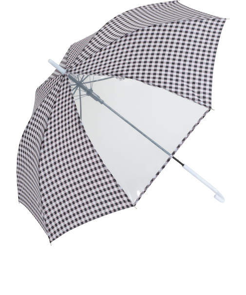 【当商品送料無料】傘 キッズ 58cm 通販 長傘 かさ 58センチ 雨傘 アンブレラ 子供 子ども 女の子 女子 グラスファイバー 透明窓 窓付き