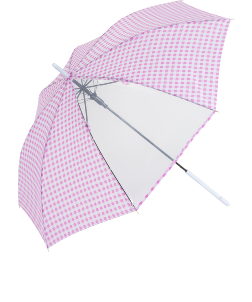 【当商品送料無料】傘 キッズ 58cm 通販 長傘 かさ 58センチ 雨傘 アンブレラ 子供 子ども 女の子 女子 グラスファイバー 透明窓 窓付き