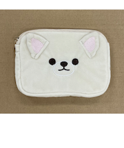 【当商品送料無料】小さめ ポーチ ミニ 動物 通販 ティッシュケース付 ティッシュケース付きポーチ 小物入れ ティッシュ入れ テッシュケース