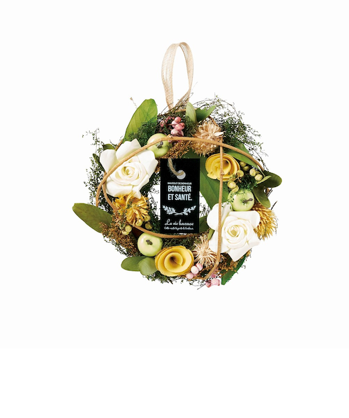 【当商品送料無料】リース 玄関 通販 春 オールシーズン インテリア 雑貨 造花 玄関飾り フェイクフラワー チュラルリース Sサイズ おしゃれ