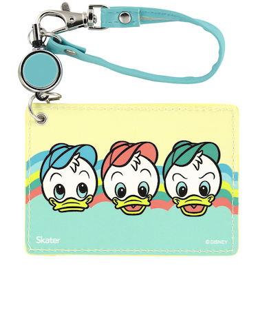 【当商品送料無料】パスケース リール付き 通販 定期入れ icカードケース idカードケース idカードホルダー キャラクター グッズ ミッキー