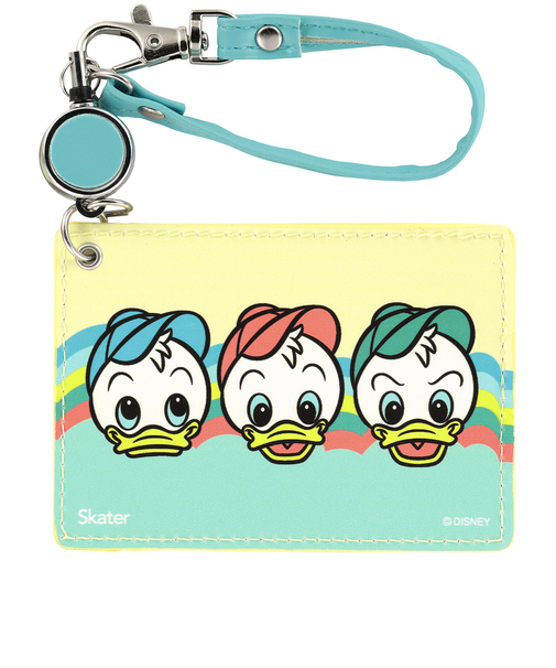 【当商品送料無料】パスケース リール付き 通販 定期入れ icカードケース idカードケース idカードホルダー キャラクター グッズ ミッキー