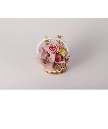 【当商品送料無料】プリザーブドフラワー かご 通販 フラワーバスケット フラワーアレンジメント プリザードフラワー フラワーギフト お花 花