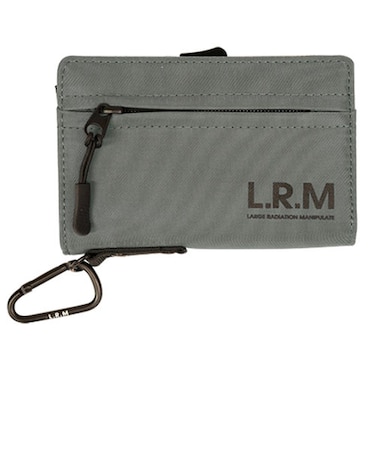 【当商品送料無料】lrm 財布 CMK23-0964 通販 ミニ財布 折りたたみ財布 ミドルウォレット ファスナー カラビナ付き メンズ シンプル