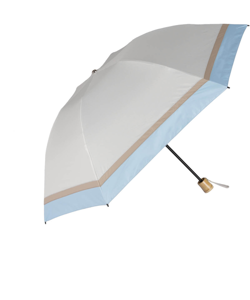 新品 箱付き 晴雨兼用 折りたたみ傘 Lisette匿名配送 傘・折りたたみ傘・日傘の販売 遮熱&完全遮光 無地×ドットネーム