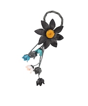 【当商品送料無料】バッグチャーム おしゃれ 通販 Melody 12992 メロディー キーリング 革 キーホルダー フラワー 花