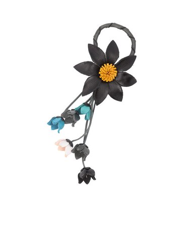 【当商品送料無料】バッグチャーム おしゃれ 通販 Melody 12992 メロディー キーリング 革 キーホルダー フラワー 花