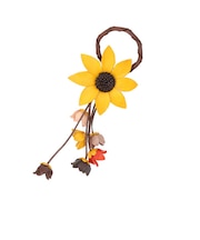 【当商品送料無料】バッグチャーム おしゃれ 通販 Melody 12992 メロディー キーリング 革 キーホルダー フラワー 花