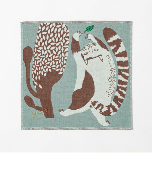 【当商品送料無料】moritaMiW ガーゼハンカチ 通販 ガーゼ ハンカチ 刺繍 ふんわり 軽い 綿100% 3重 かわいい 柄 生き物 動物