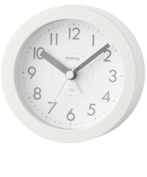 【当商品送料無料】置き時計 アナログ おしゃれ 通販 手のひらサイズの目覚まし時計 MAG T-640 ルント 置時計 時計 目覚まし時計