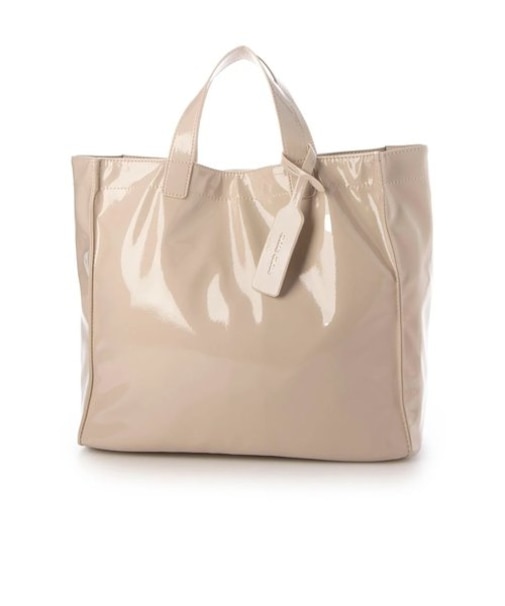 【当商品送料無料】cachecache カシュカシュ トートバッグ エナメル 通販 トートバック トート 手提げバッグ 手提げバック 手提げ