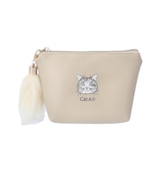 【当商品送料無料】猫 グッズ ポーチ 通販 ねこ ネコ 舟形ポーチ 船形ポーチ メイクポーチ ガジェットポーチ しっぽ ファスナー おしゃれ