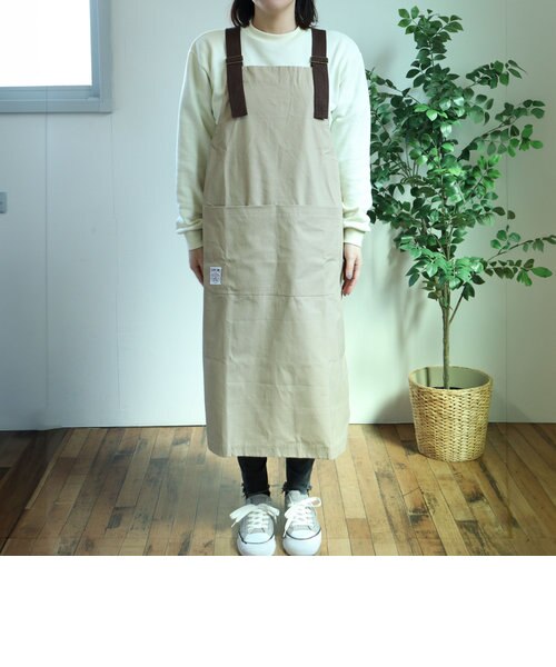 当商品送料無料】エプロン ロング丈サイズ 通販 ワークエプロン ロング