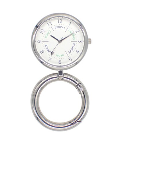 【当商品送料無料】カラビナウォッチ 置き時計 2WAY アナログ 通販 スタンドウォッチ 置時計 懐中時計 時計 ウォッチ キーホルダー