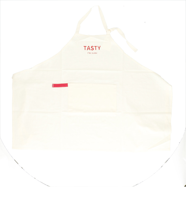 【当商品送料無料】エプロン 前掛け 前掛 通販 デイリーエプロン ひも 紐 フック ループ付 首紐 長さ調節可 シンプル カジュアル ロゴ I'm