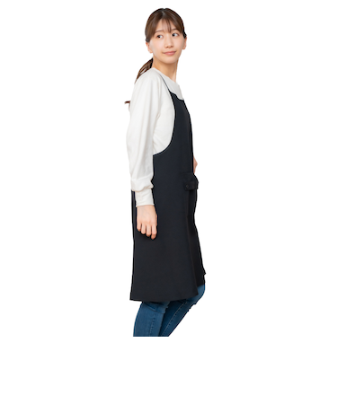 【当商品送料無料】エプロン おしゃれ 通販 クロスエプロン 前掛け かわいい 可愛い かぶるだけ 保育士 ワンピース シンプル ナチュラル