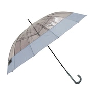 【当商品送料無料】長傘 12本骨 クリア 60cm 通販 雨傘 アンブレラ ビニール傘 軽量 軽い 透明 ポリエステル ゼロアンド -0＆