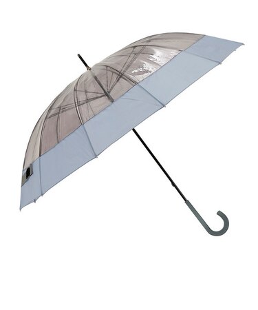 【当商品送料無料】長傘 12本骨 クリア 60cm 通販 雨傘 アンブレラ ビニール傘 軽量 軽い 透明 ポリエステル ゼロアンド -0＆