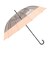 【当商品送料無料】長傘 12本骨 クリア 60cm 通販 雨傘 アンブレラ ビニール傘 軽量 軽い 透明 ポリエステル ゼロアンド -0＆