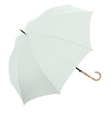 【当商品送料無料】ジャンプ傘 8本骨 60cm レディース 通販 雨傘 長傘 傘 かさ カサ 晴雨兼用 婦人傘 バンブーハンドル バンブー手元 無地