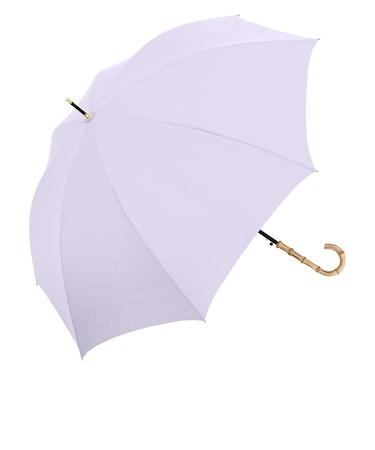 【当商品送料無料】ジャンプ傘 8本骨 60cm レディース 通販 雨傘 長傘 傘 かさ カサ 晴雨兼用 婦人傘 バンブーハンドル バンブー手元 無地