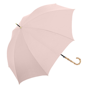【当商品送料無料】ジャンプ傘 8本骨 60cm レディース 通販 雨傘 長傘 傘 かさ カサ 晴雨兼用 婦人傘 バンブーハンドル バンブー手元 無地