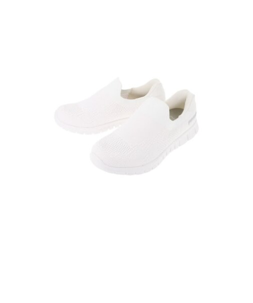 【当商品送料無料】ピュアウォーカー スリッポン レディース 通販 pw1502 紐なし スニーカー スライドフィット 疲れにくい 運動靴 脱ぎやすい