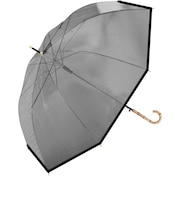 【当商品送料無料】VINYL ヴァイナル ビニール傘 58cm バンブー カラー 通販 ジャンプ傘 雨傘 長傘 傘 かさ カサ 婦人傘