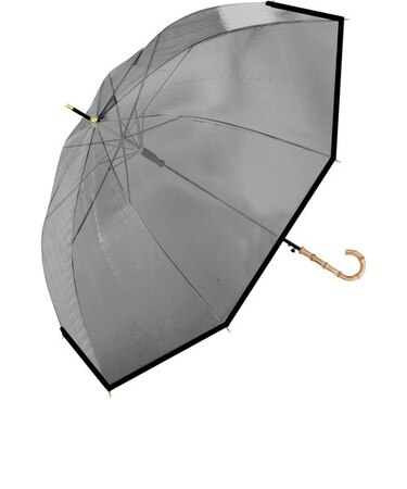 【当商品送料無料】VINYL ヴァイナル ビニール傘 58cm バンブー カラー 通販 ジャンプ傘 雨傘 長傘 傘 かさ カサ 婦人傘
