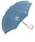 【当商品送料無料】because ビコーズ 晴雨兼用 長傘 刺繍 通販 雨傘 日傘 晴雨兼用傘 傘 かさ カサ 婦人傘 紫外線遮蔽 UV対策