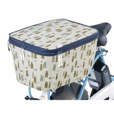 【当商品送料無料】自転車 後ろかごカバー 通販 2段式 二段 後ろカゴカバー 後カゴカバー かごカバー カゴ カバー バスケットカバー