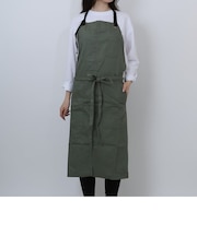 【当商品送料無料】ワークエプロン エプロン 通販 ロングエプロン カフェエプロン キッチンエプロン 前掛 前掛け まえかけ ポケット 大きめ