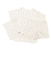 【当商品送料無料】ルームウェア レディース 通販 JEMORGAN ジェーイーモーガン ショートパンツ 花柄 半袖 上下セット ワッフル素材