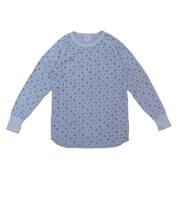 【当商品送料無料】ロングtシャツ レディース 長袖 通販 JEMORGAN ジェーイーモーガン 長袖Tシャツ 花柄 ワッフル素材 カットソー