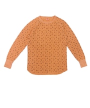 【当商品送料無料】ロングtシャツ レディース 長袖 通販 JEMORGAN ジェーイーモーガン 長袖Tシャツ 花柄 ワッフル素材 カットソー