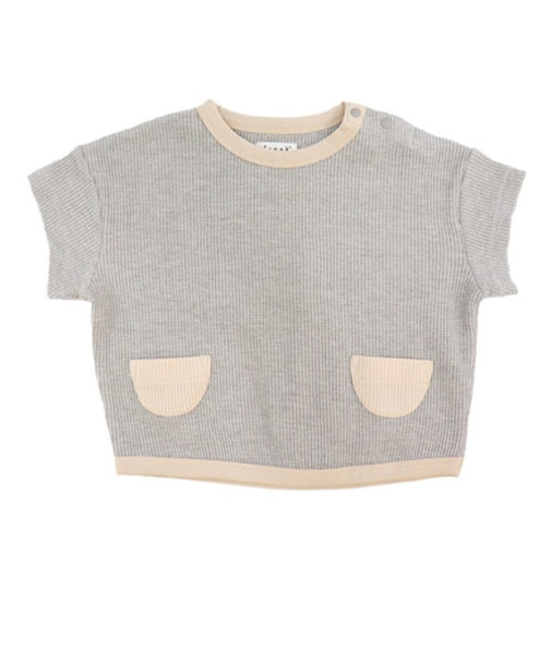 【当商品送料無料】半袖 tシャツ 子ども 通販 Tシャツ ワッフル 生地 男の子 キッズ 子供服 子ども服 ボーイズ バイカラー おしゃれ かわいい