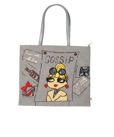 【当商品送料無料】トートバッグ レディース A4 通販 Lyre バッグ トートバック 大容量 薄マチ 肩掛け レッスンバッグ 通学 キャラクター