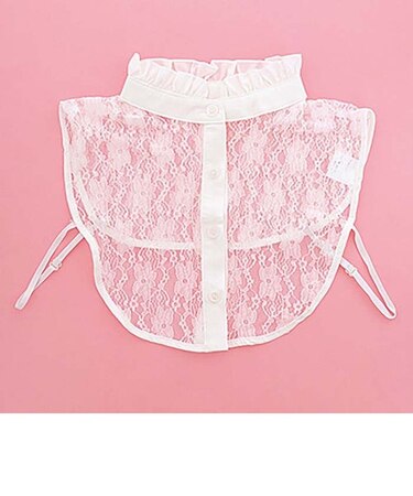 【当商品送料無料】付け襟 レース ハイネック 通販 サン宝石 つけ襟 つけえり 付けえり 付け衿 首カバー インナー ネック 首 カバー サンホ