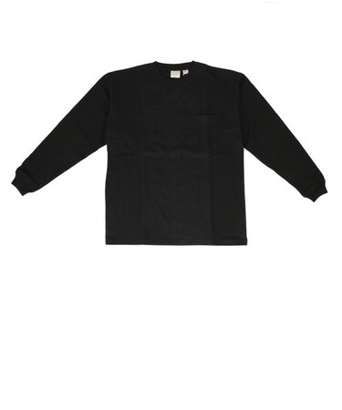 【当商品送料無料】メンズ 長袖tシャツ 通販 BIGTシャツ 男性 ロングスリープ ポケット付 袖リブ 長袖Tシャツ 長そで 無地 シンプル