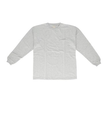 【当商品送料無料】メンズ 長袖tシャツ 通販 BIGTシャツ 男性 ロングスリープ ポケット付 袖リブ 長袖Tシャツ 長そで 無地 シンプル